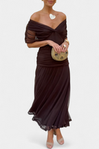 Lucasta | Elegant Off-Shoulder Dress 9