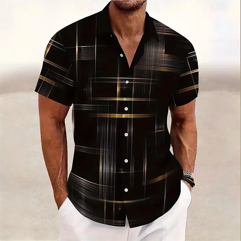 Gregory | Modern Patterned Short-Sleeve Shirt 2