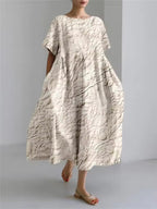Fenella | Elegant Loose Round Neck Dress 13