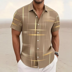 Gregory | Modern Patterned Short-Sleeve Shirt 7