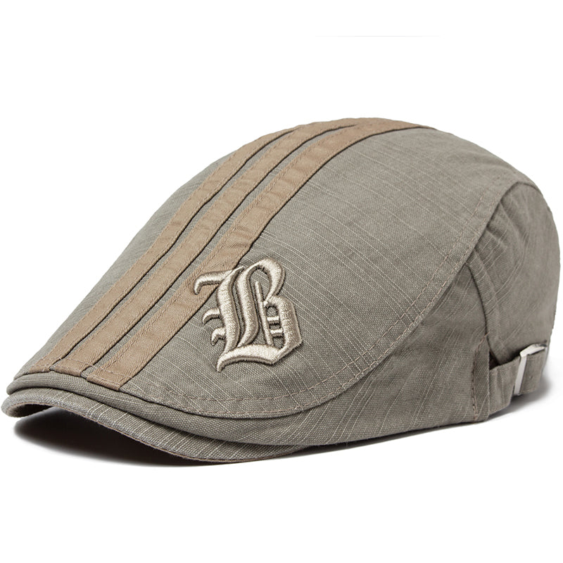Benjamin | Embroidered Heritage Flat Cap 2