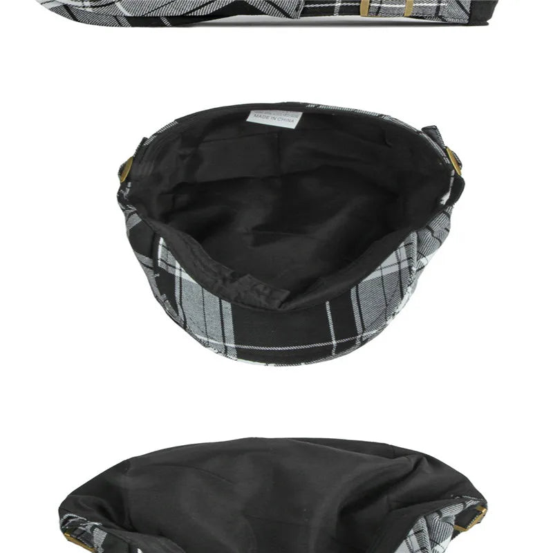 Orion | Classic Plaid Flat Cap 6
