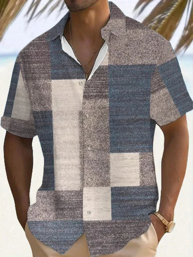 Luca | Vintage Patchwork Summer Shirt 12