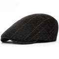 Edward | Heritage Pinstripe Stitch Flat Cap 1