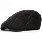 Edward | Heritage Pinstripe Stitch Flat Cap 1