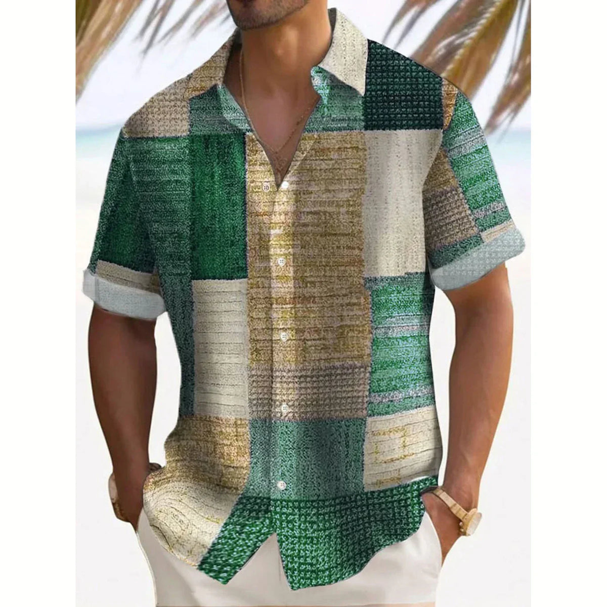 Luca | Vintage Patchwork Summer Shirt 3