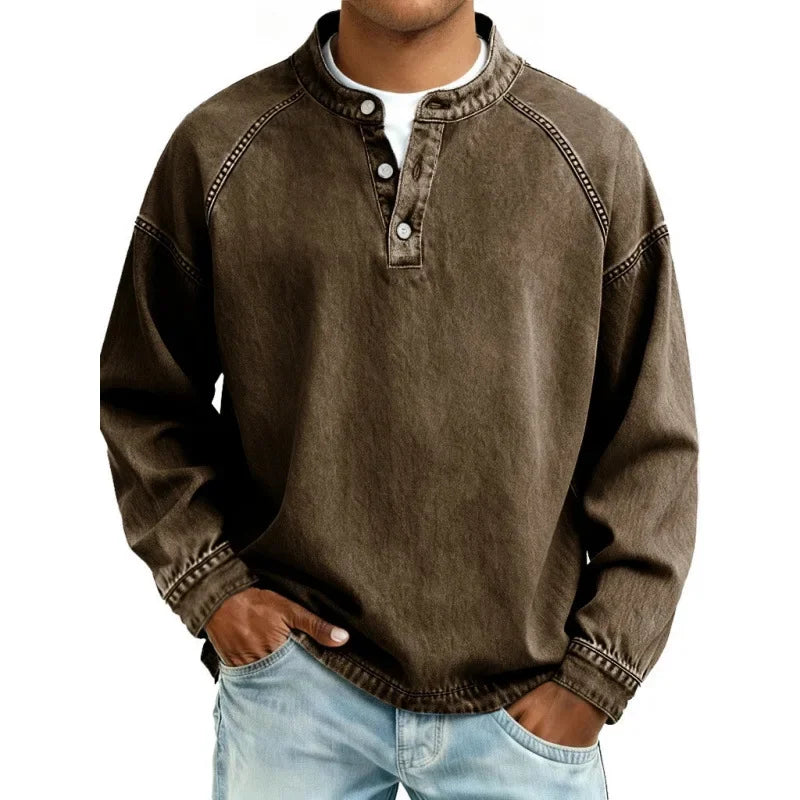 Stanley | Vintage Button Long Sleeve Shirt 8