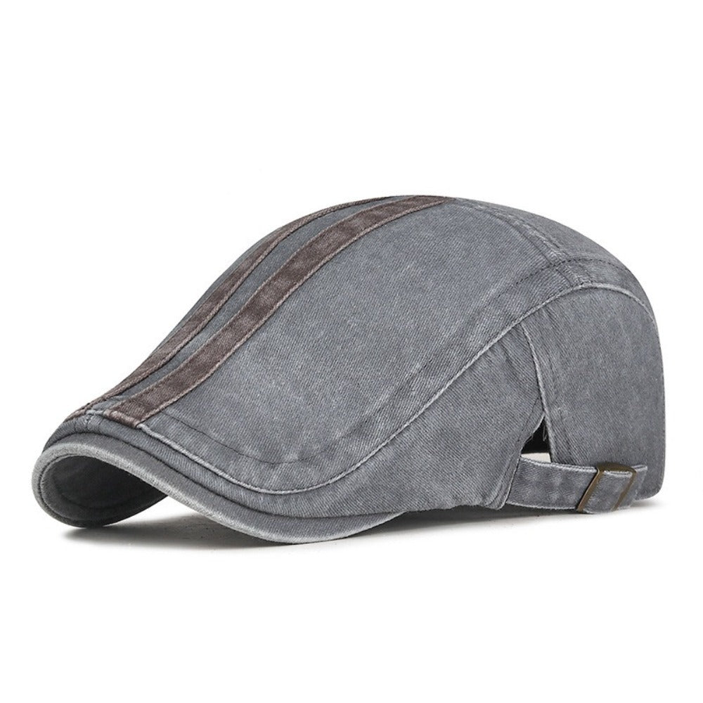 Daniel | Vintage Stripe Flat Cap 5