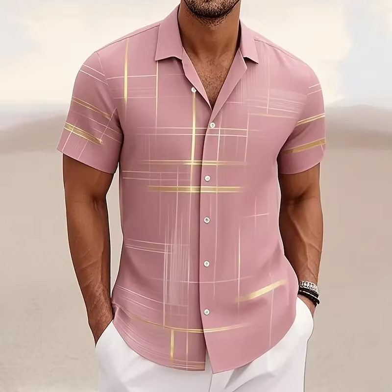 Gregory | Modern Patterned Short-Sleeve Shirt 6
