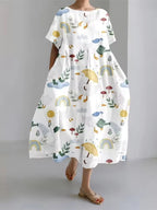 Fenella | Elegant Loose Round Neck Dress 7