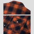 Men's Plaid Shirt Jacket with Fleece Lining 9