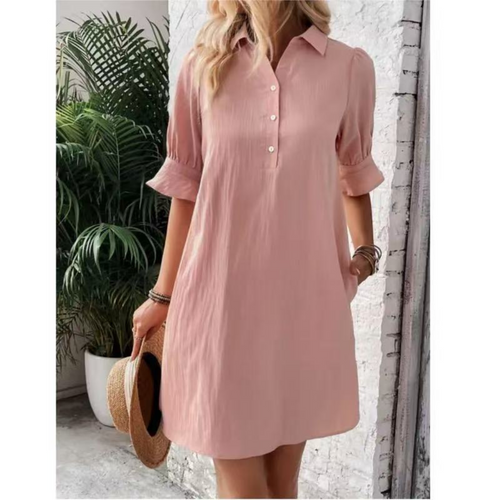 Lyla | Casual Button Down Shirt Dress 2