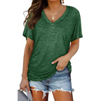 Thea | Classic V-Neck Loose Fit Shirt 2