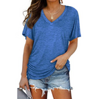Thea | Classic V-Neck Loose Fit Shirt 8