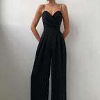 Leanne | Elegant Strapless Evening Jumpsuit 1