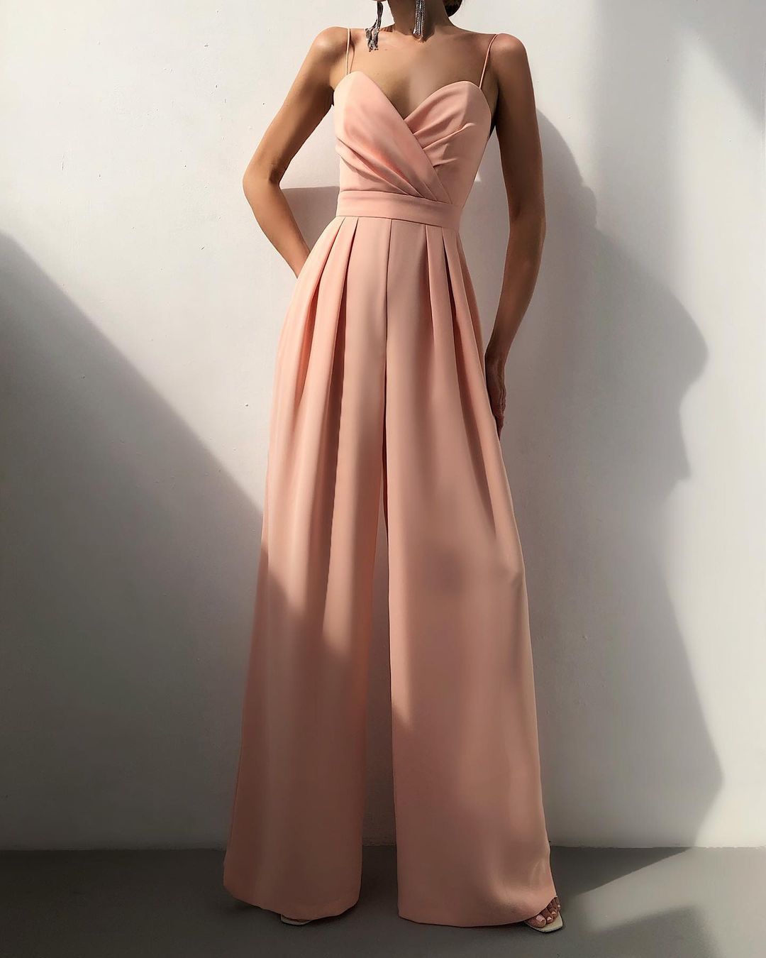 Leanne | Elegant Strapless Evening Jumpsuit 3