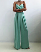 Leanne | Elegant Strapless Evening Jumpsuit 4