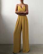 Leanne | Elegant Strapless Evening Jumpsuit 7