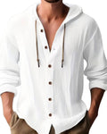Harvey | Classic Hooded Long Sleeve Shirt 1