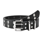 Star Eye Rivet Belt with Double Prong Buckle 8