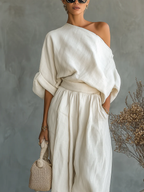 Joanne | Elegant Off-Shoulder 2-Piece Set 2