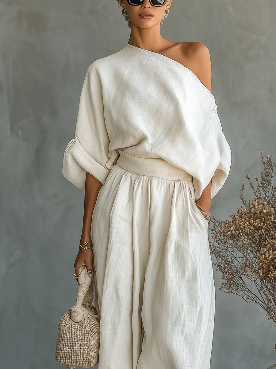 Joanne | Elegant Off-Shoulder 2-Piece Set 2