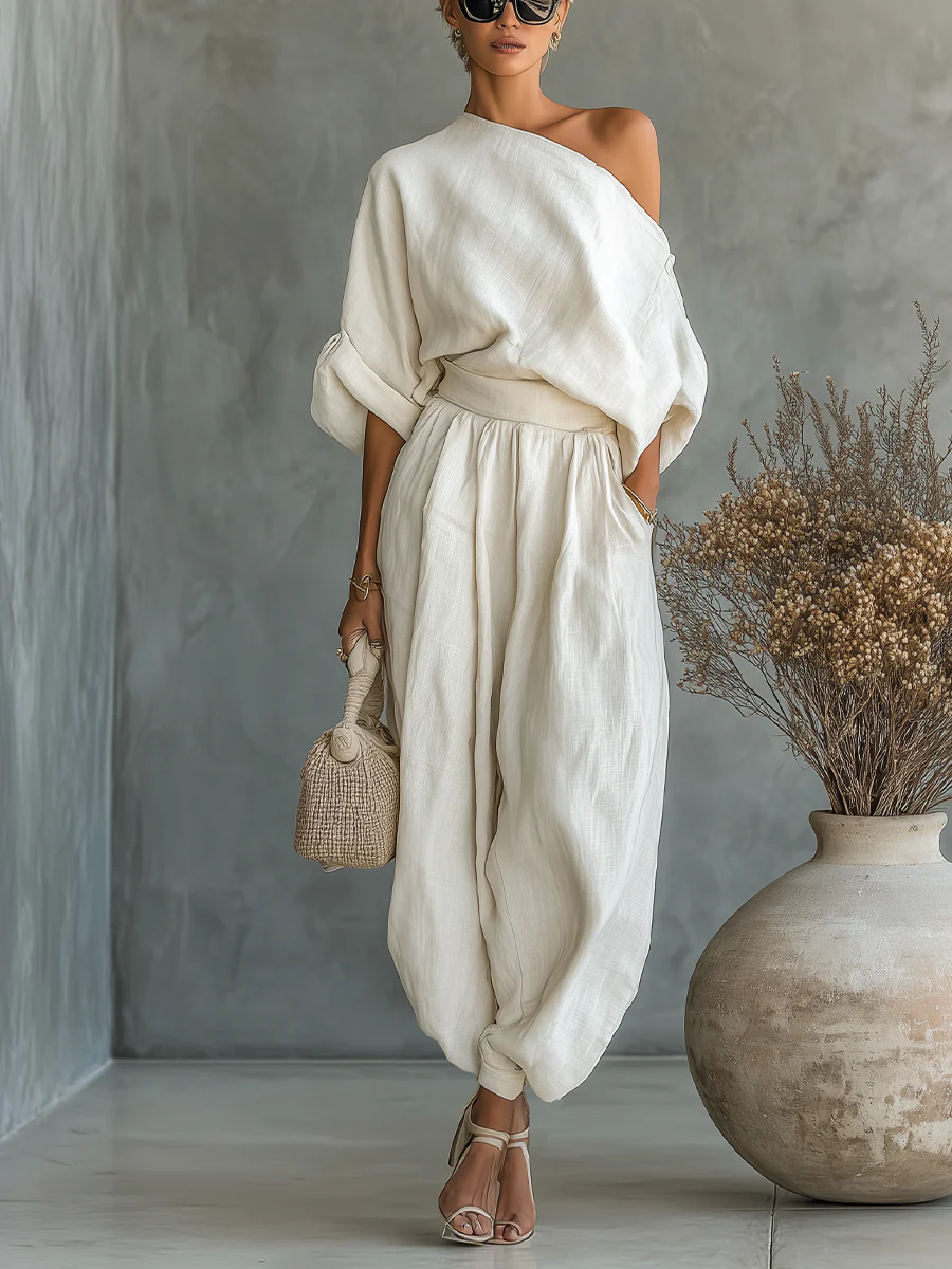 Joanne | Elegant Off-Shoulder 2-Piece Set 1