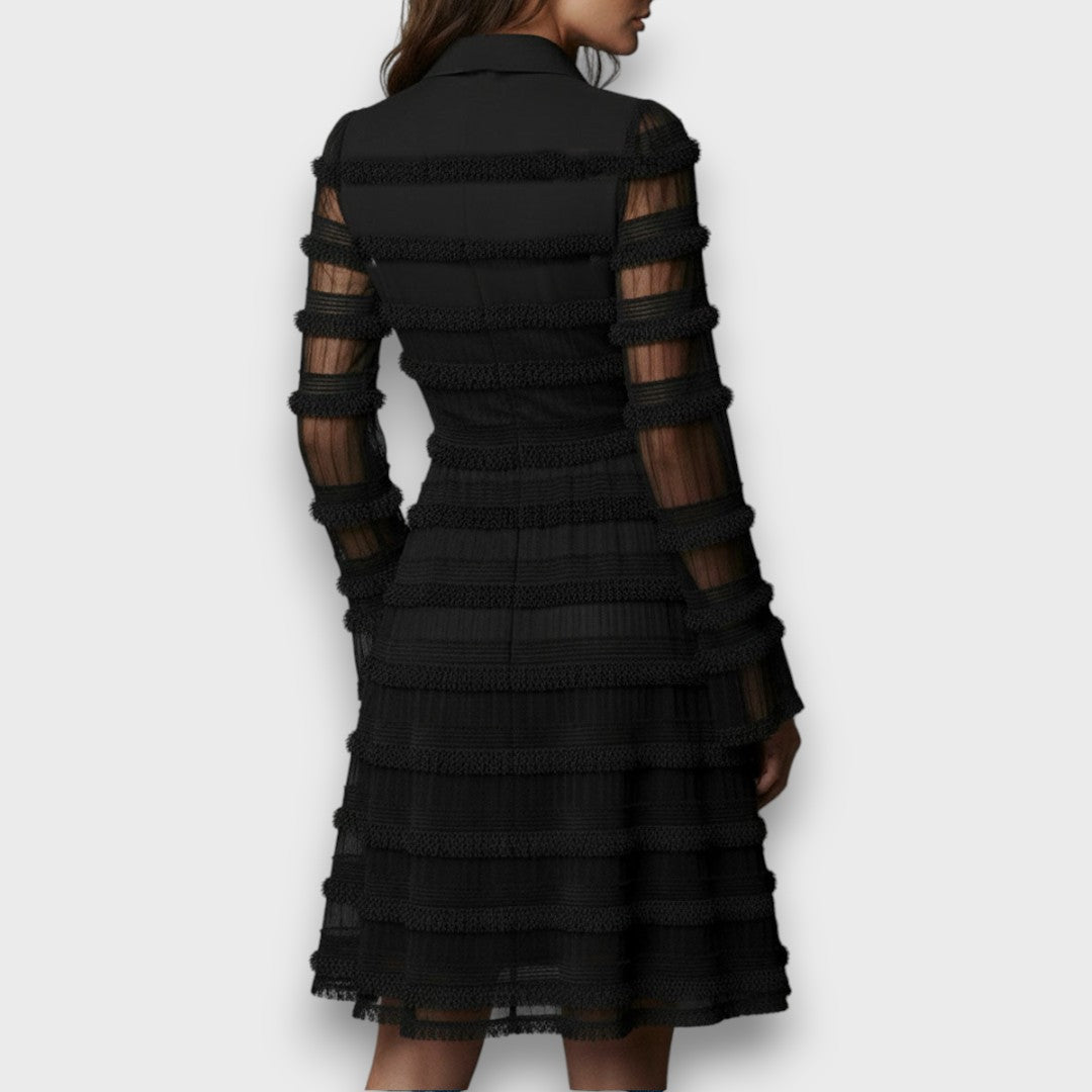 Cornelia | Timeless V-Neck Long Sleeve Dress 4