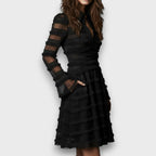 Cornelia | Timeless V-Neck Long Sleeve Dress 6