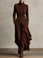 Hattie | Elegant High Neck Maxi Dress 6