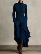 Hattie | Elegant High Neck Maxi Dress 7