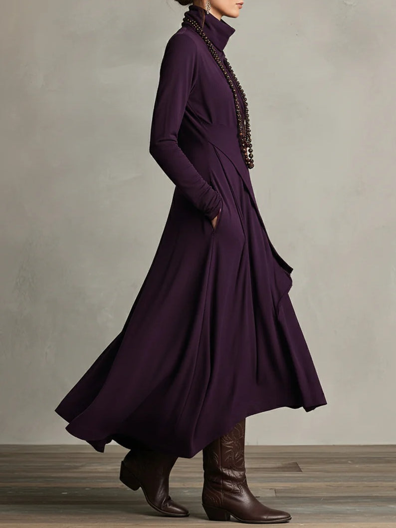 Hattie | Elegant High Neck Maxi Dress 3