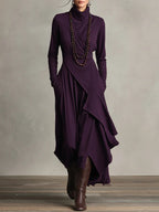 Hattie | Elegant High Neck Maxi Dress 1