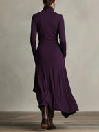 Hattie | Elegant High Neck Maxi Dress 2