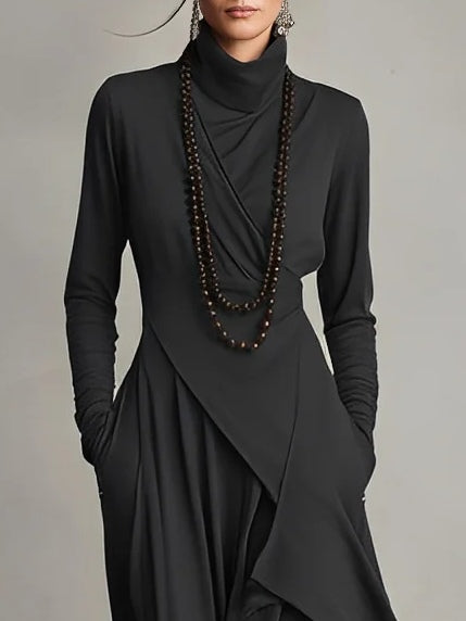Hattie | Elegant High Neck Maxi Dress 5