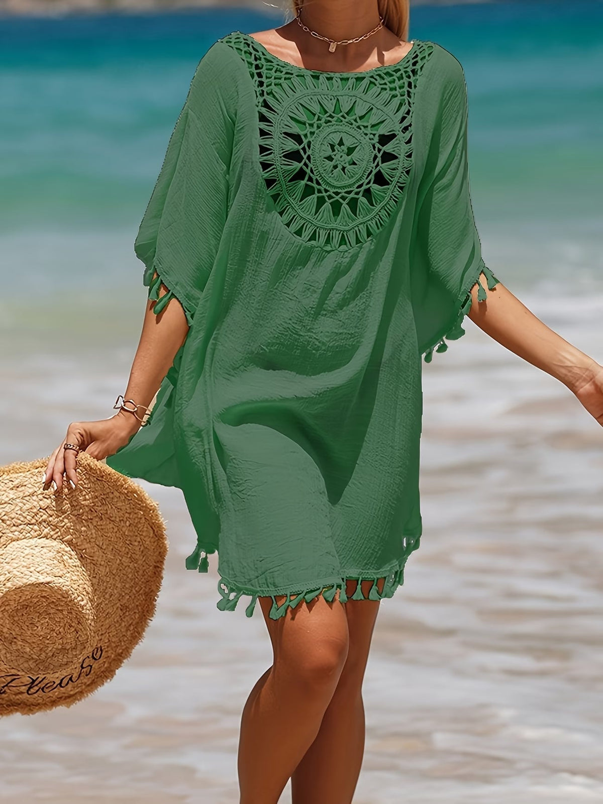 Zaina | Stylish Retro Flowy Boho Dress 5