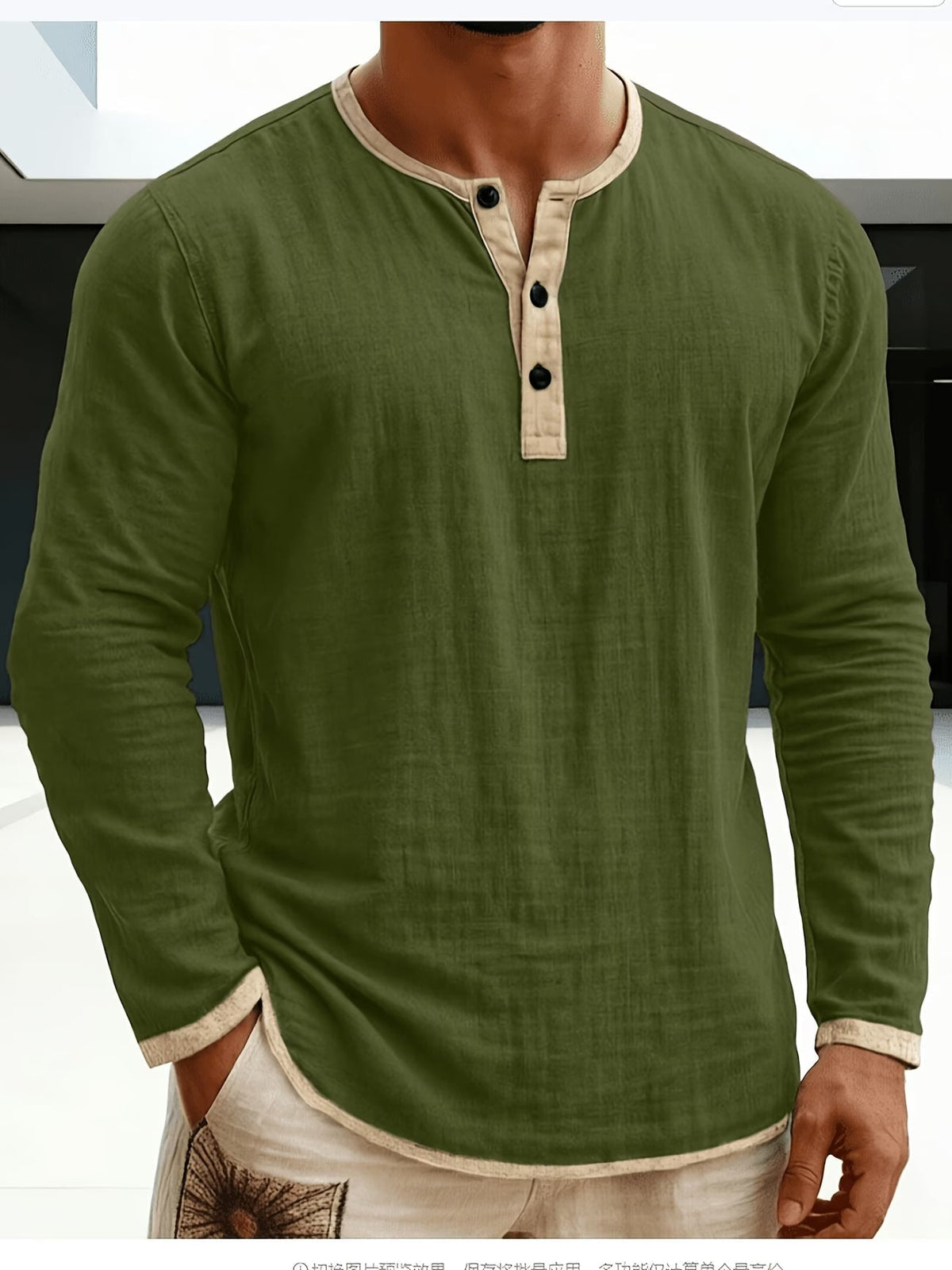 Colton | Casual Long Sleeve Button Summer Shirt 2