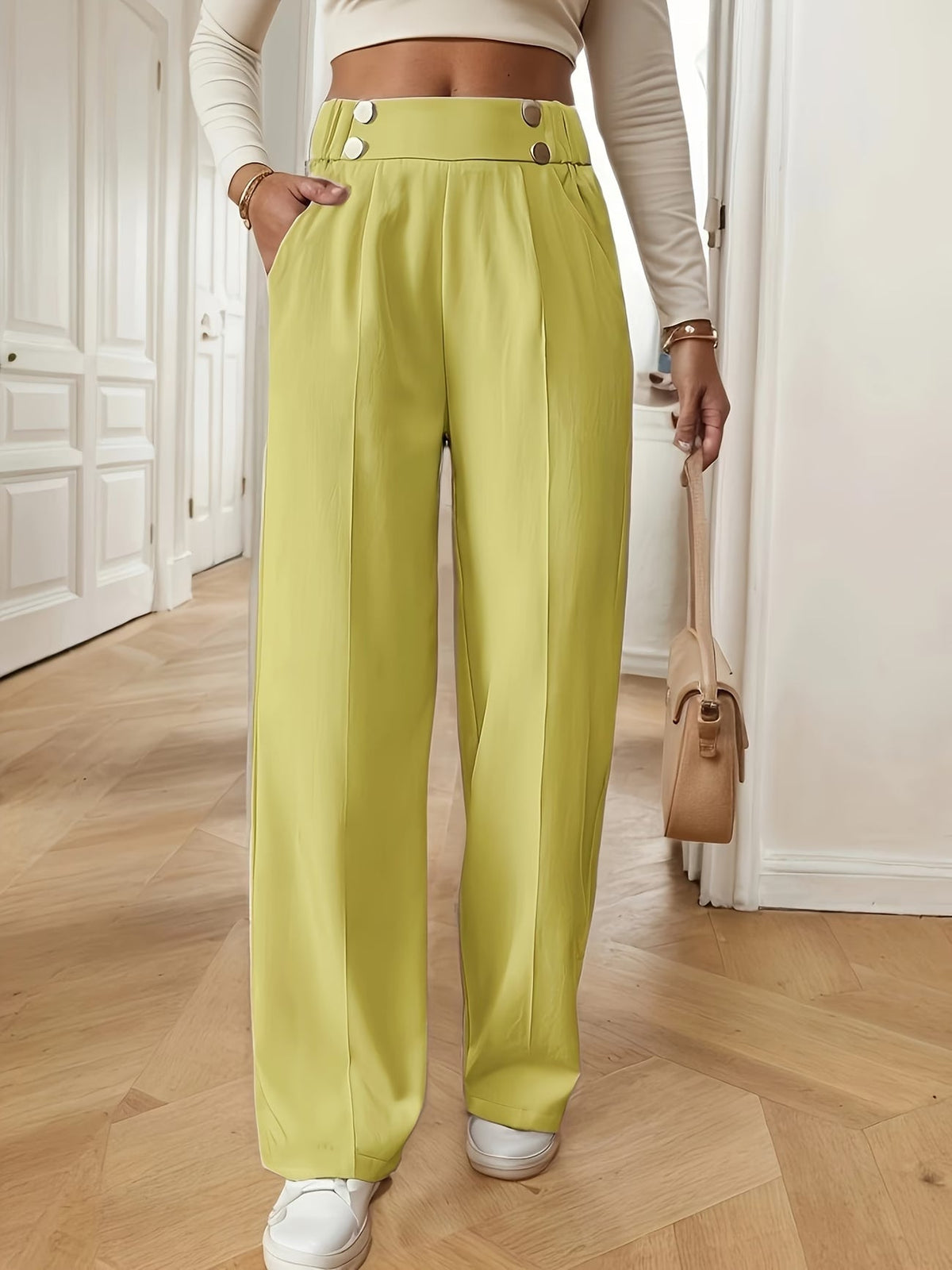 Emillia | Elegant Straight-Leg Office Pants 6