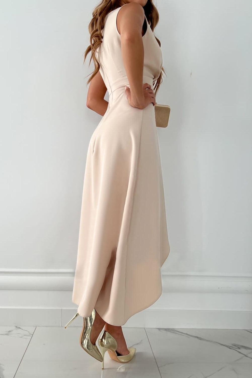 Ursula | Elegant Sleeveless Wrap Maxi Dress 2