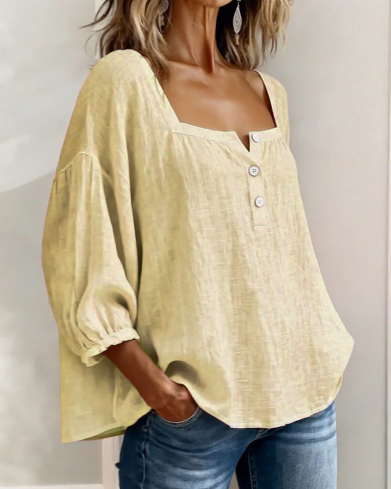 Orlinda | Stylish Relaxed Puff Sleeve Blouse 16