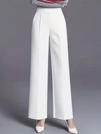 Eviana | Elegant High-Waisted Slant Pocket Pants 7