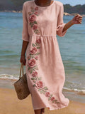Abigail | Classic Midi Sleeve Dress 1