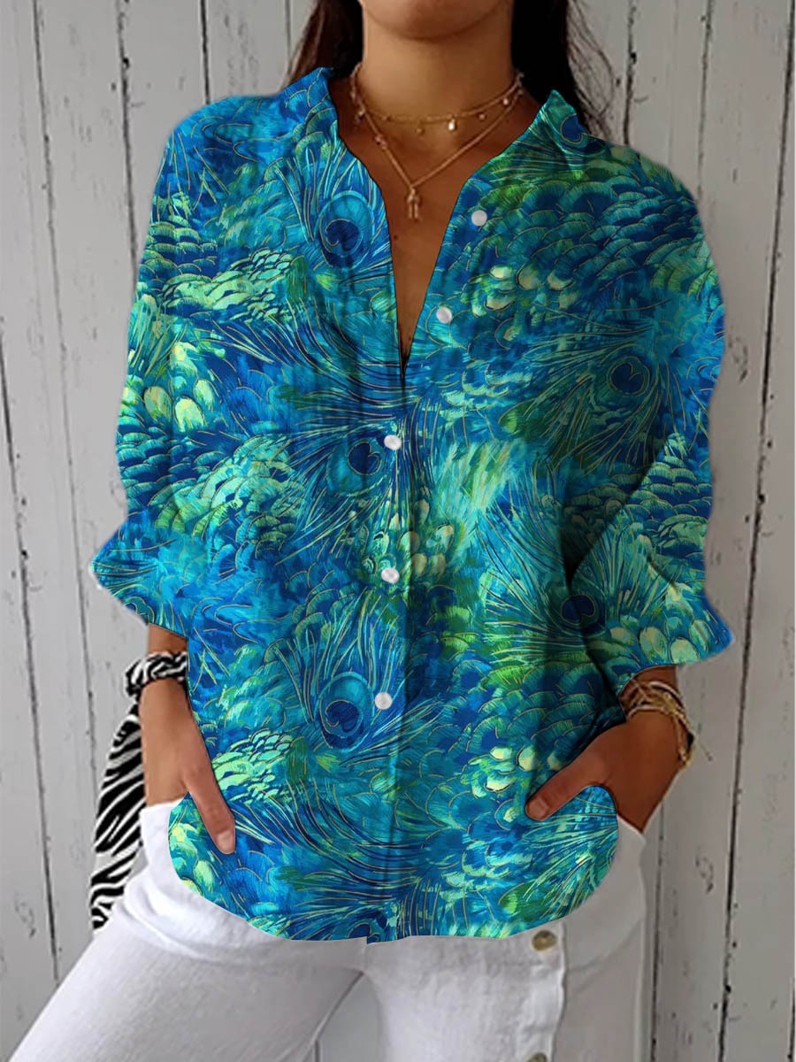 Doris | Stylish Peacock Design Blouse 1