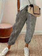 Darcie | Striped Wide-Leg Casual Pants 5