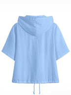 Alice | Classic Short Sleeve Hooded Shirt 6