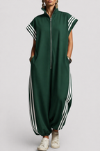 Gillian | Stylish Sleeveless Zip Neck Jumpsuit 4