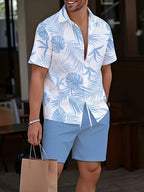 Christian | Stylish Floral Shirt and Shorts Set 1