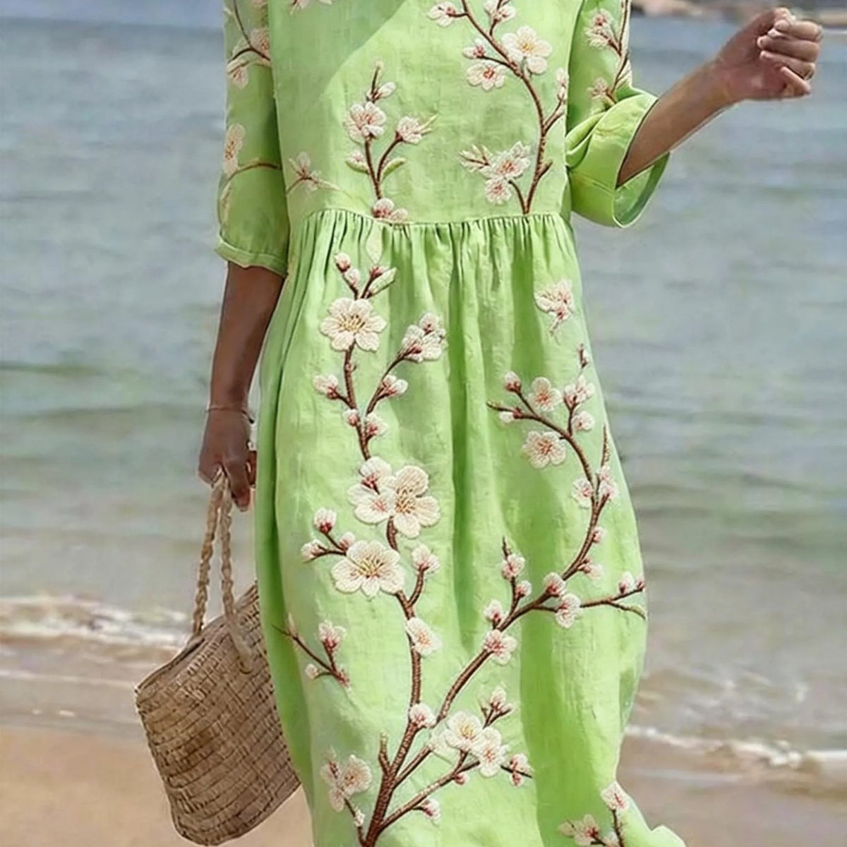 Caroline | Classic Midi Wrap Dress 2