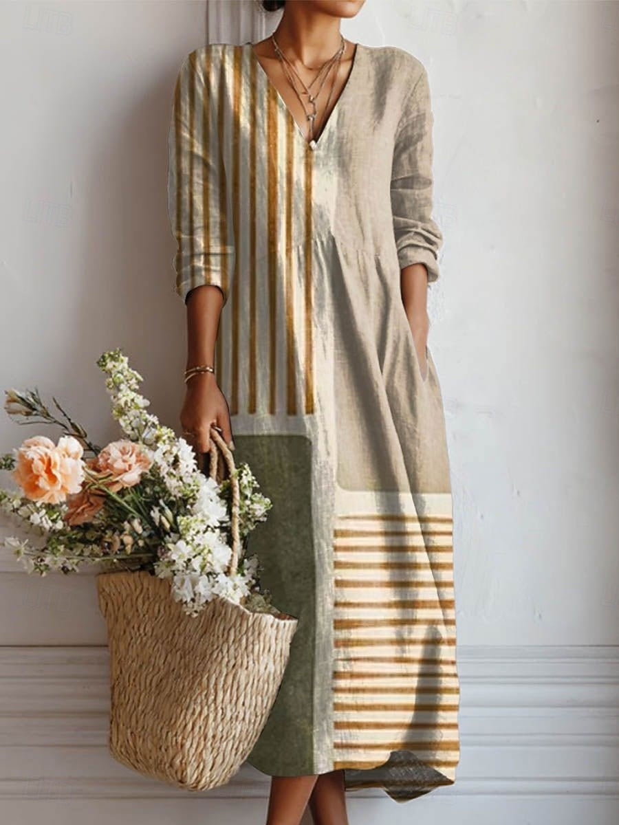 Dilara | MultiColor Patch Everyday Comfort Dress 1