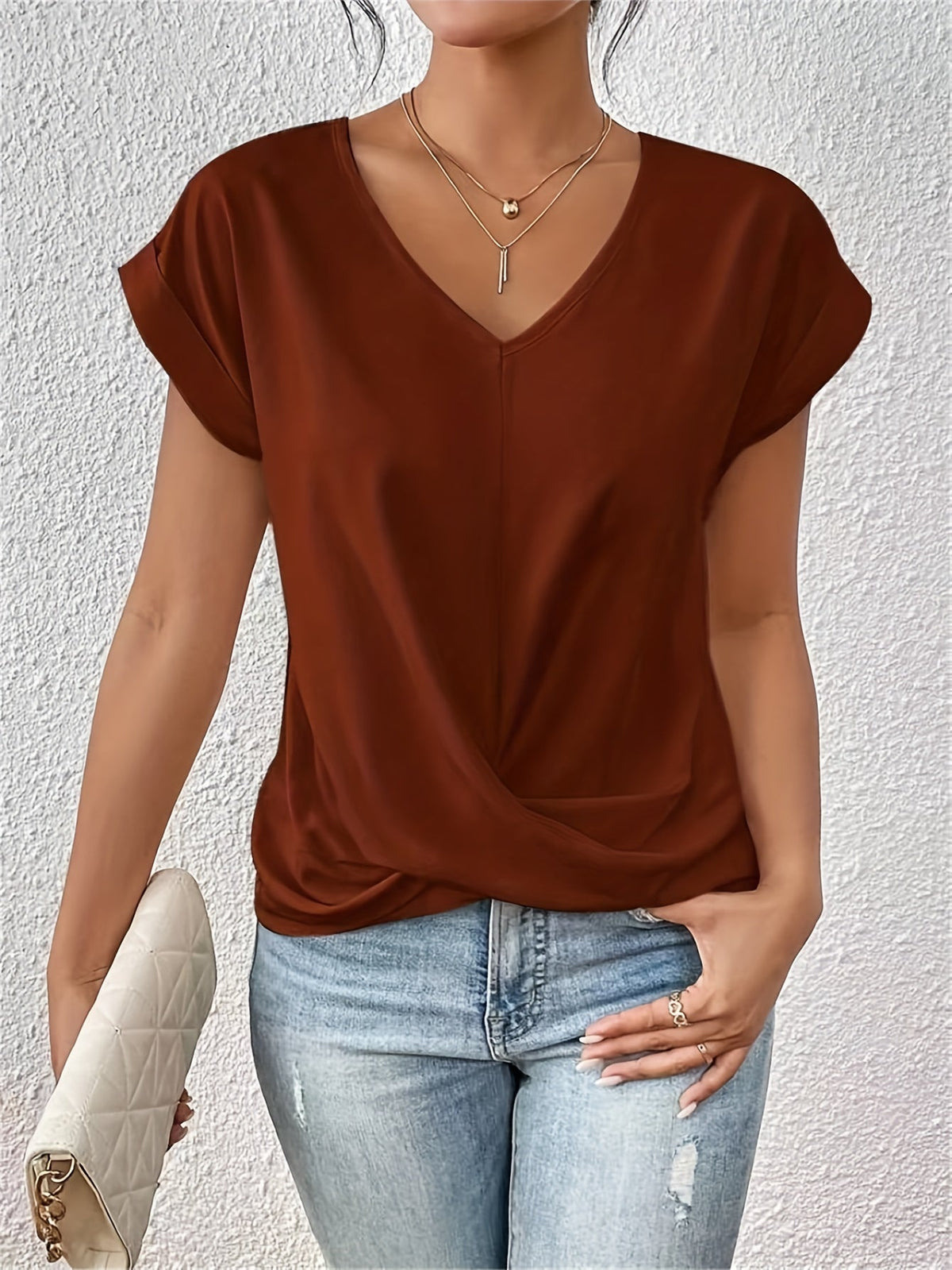 Aria | Casual V-Neck Everyday Top 4